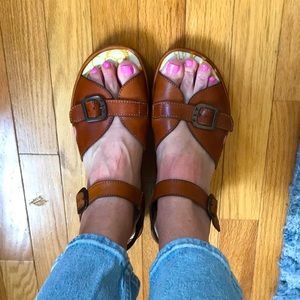Fly London Women’s brown leather sandal